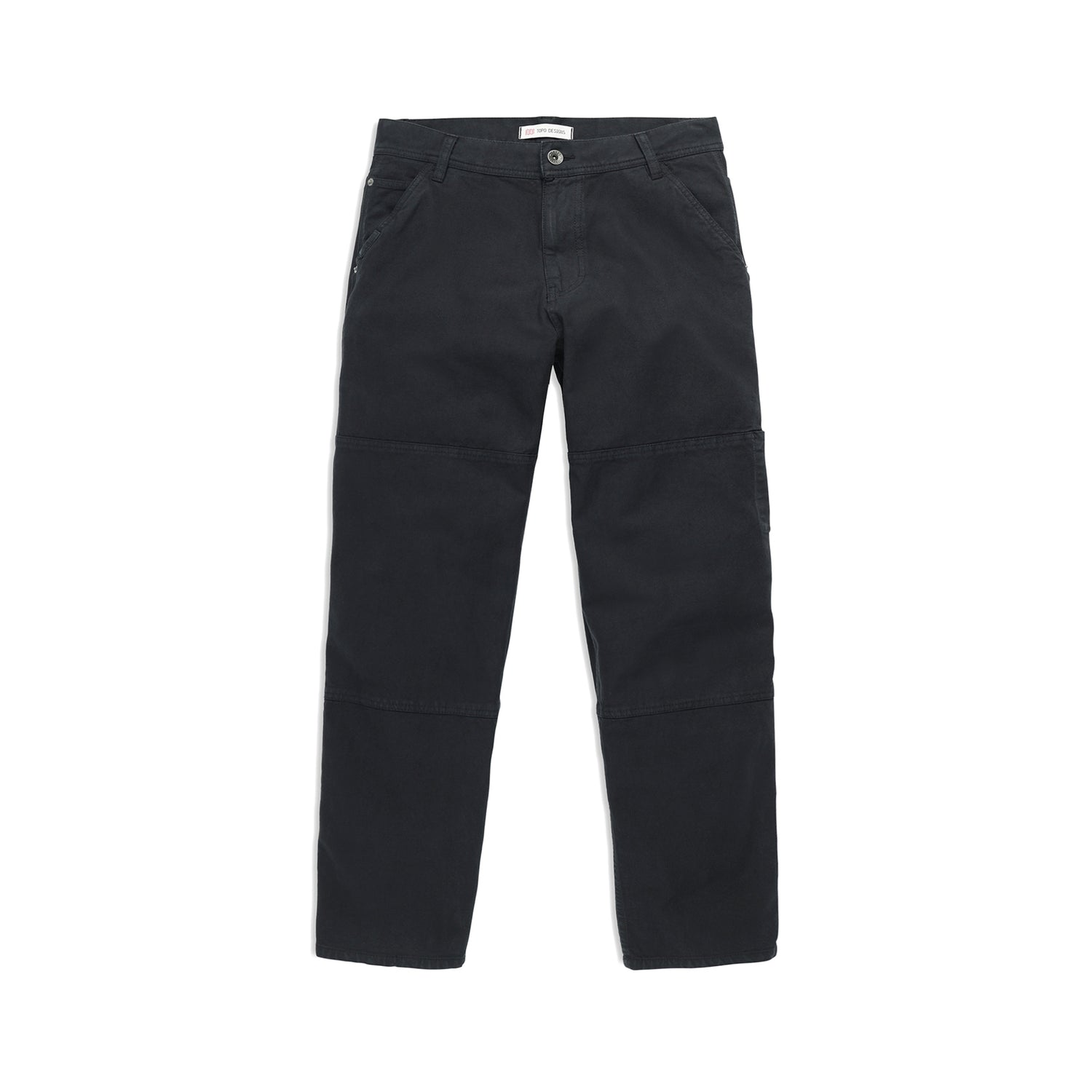 Front View of Topo Designs Dirt Utility Pants - Men's  in "Black"