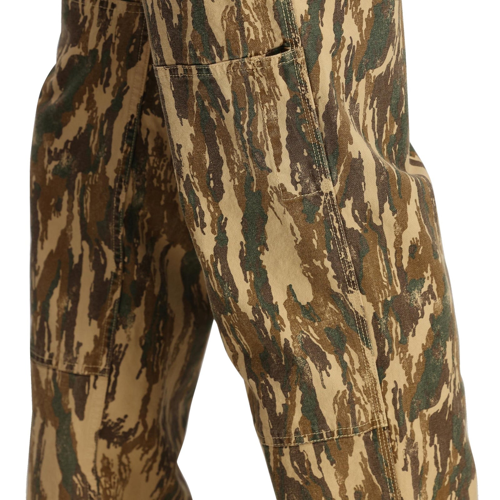 General Detail shot of Topo Designs Dirt Utility Pants - Men's  in "Dirt Camo Print"