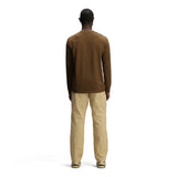 General back model shot of Topo Designs Utility Pants - Men's in "Sahara"