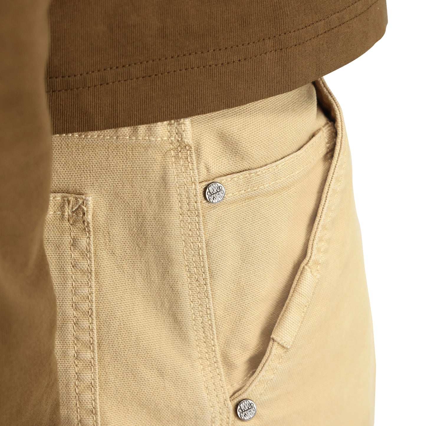 General Detail shot of Topo Designs Utility Pants - Men's in "Sahara"