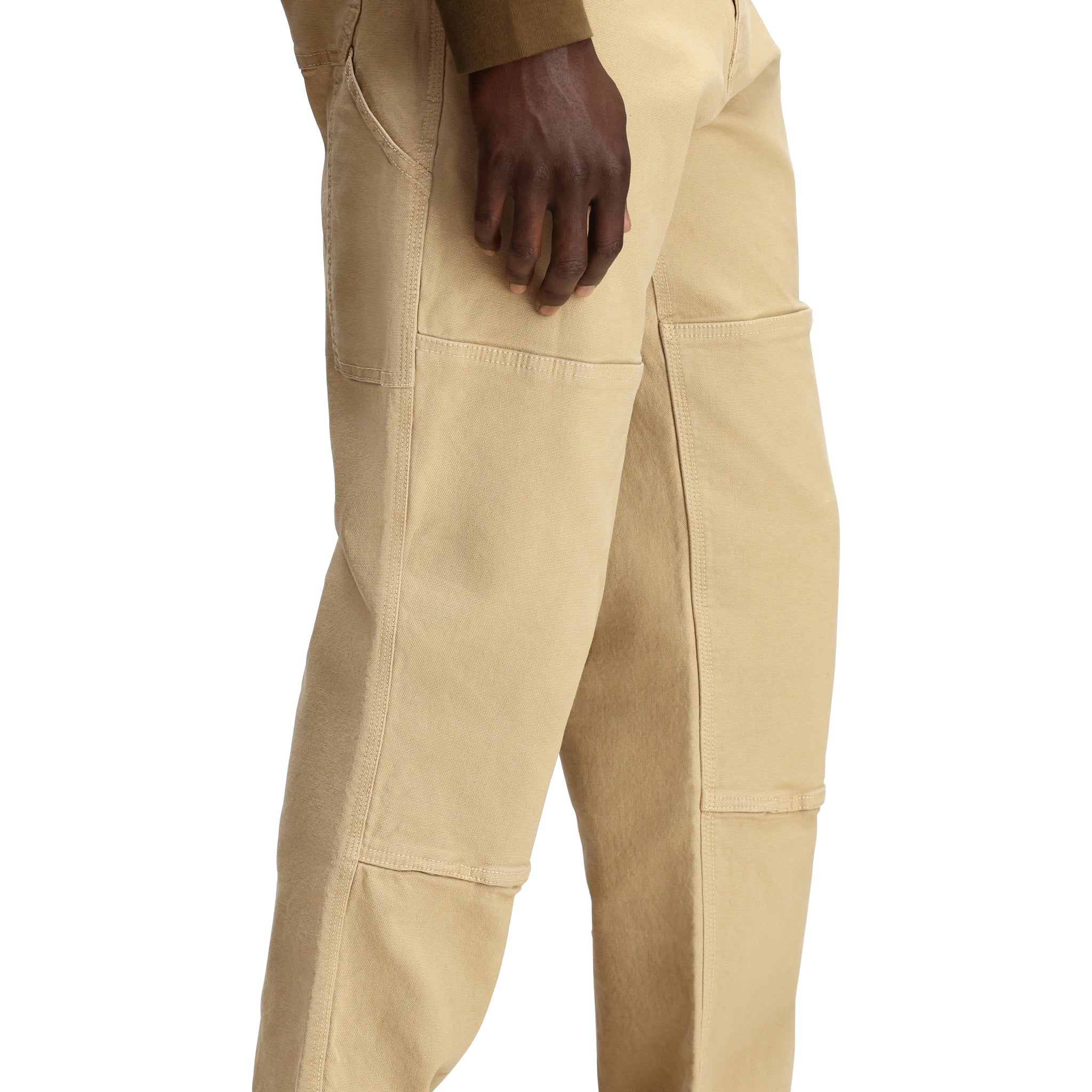 General Detail shot of Topo Designs Utility Pants - Men's in "Sahara"