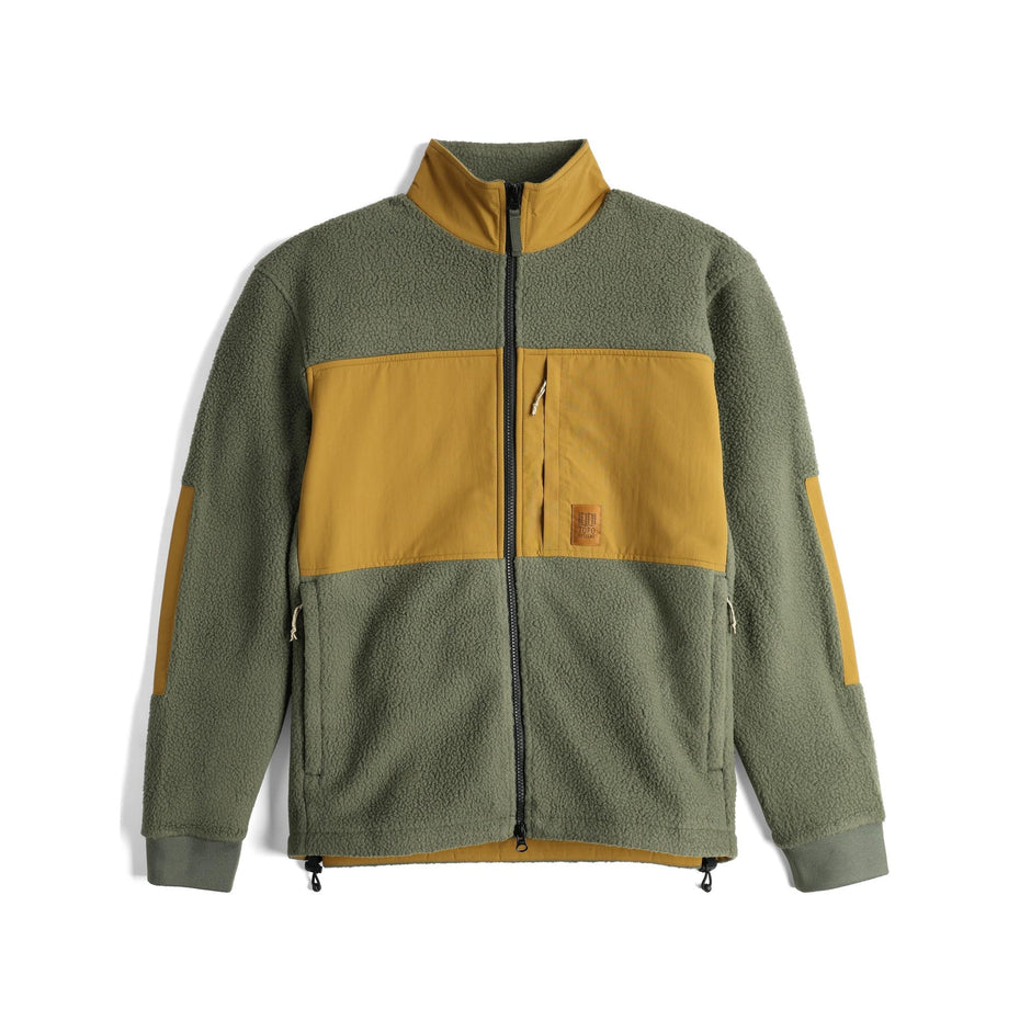 Topo Designs Men's Summit Rise Full Zip Jacket - Beetle / Dark Khaki