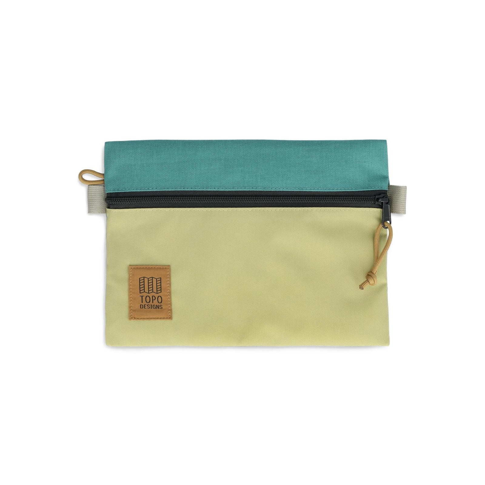 Topo Designs Accessory Bag "Medium" in "Caribbean / Moss""