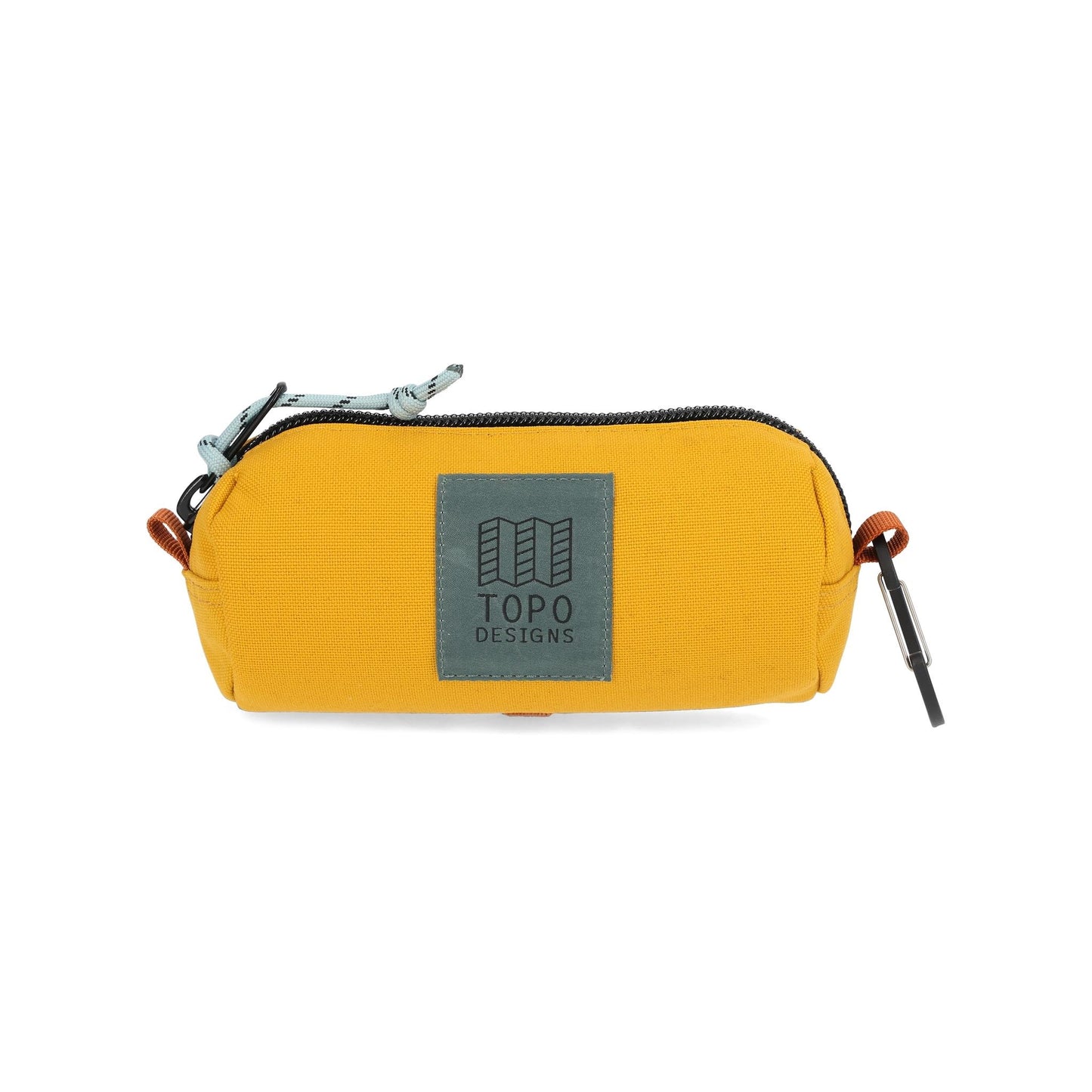 Front View of Topo Designs Burrito Bag in "Mustard"