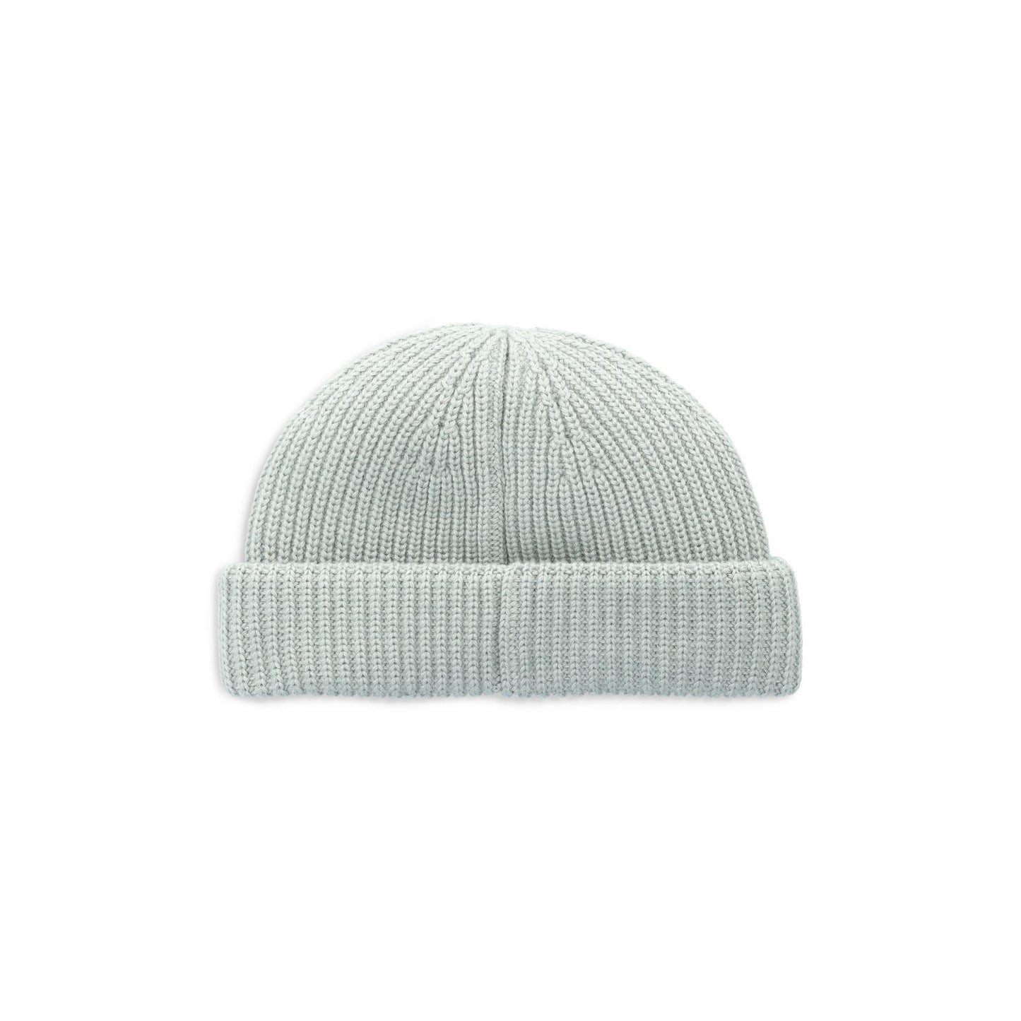 Back View of Topo Designs Global Beanie in "Dried Sage"