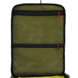 Detail shot of Topo Designs Global Travel Bag 30L in "Caribbean / Dark Khaki"