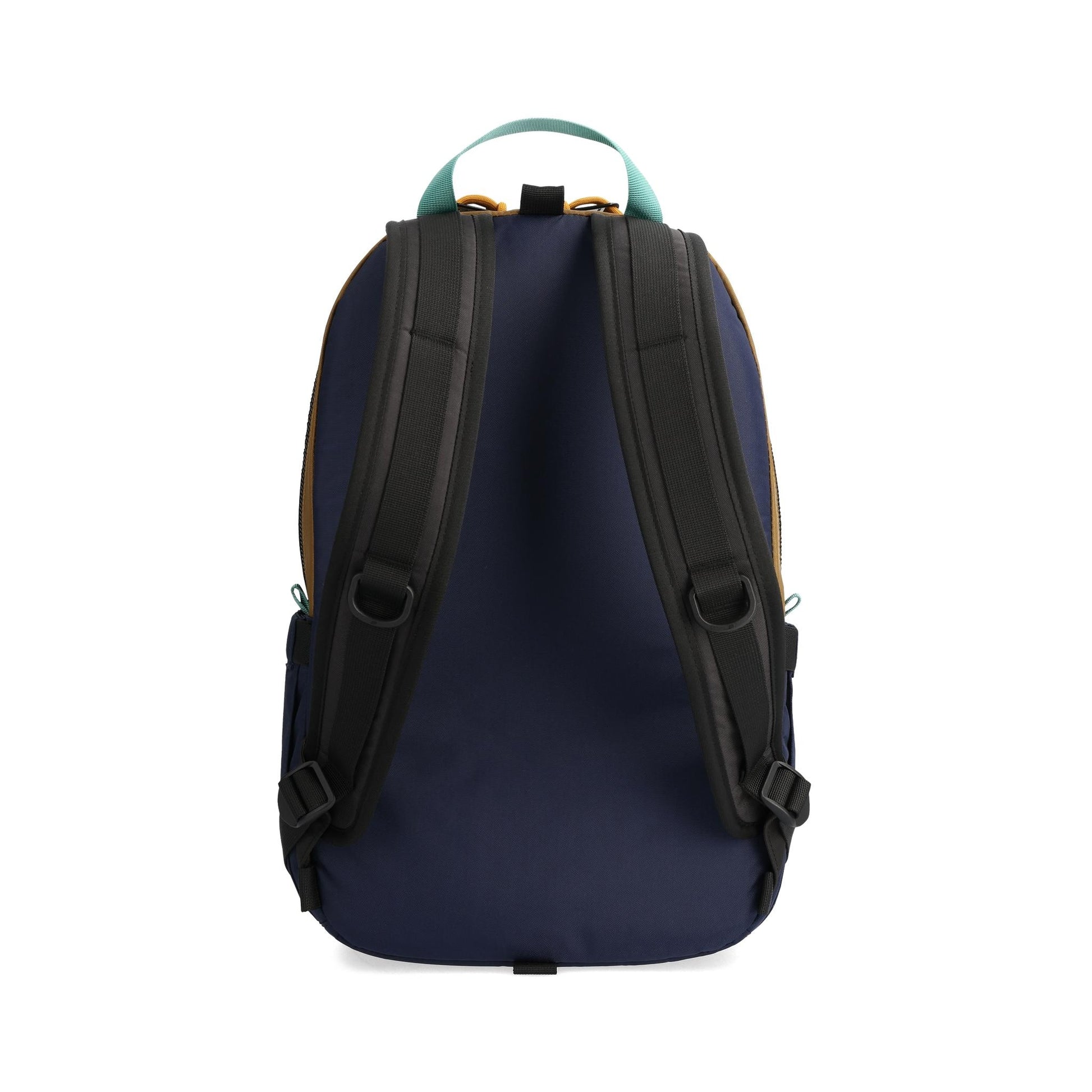 Back View of Topo Designs Light Pack in "Dark Khaki / Navy"