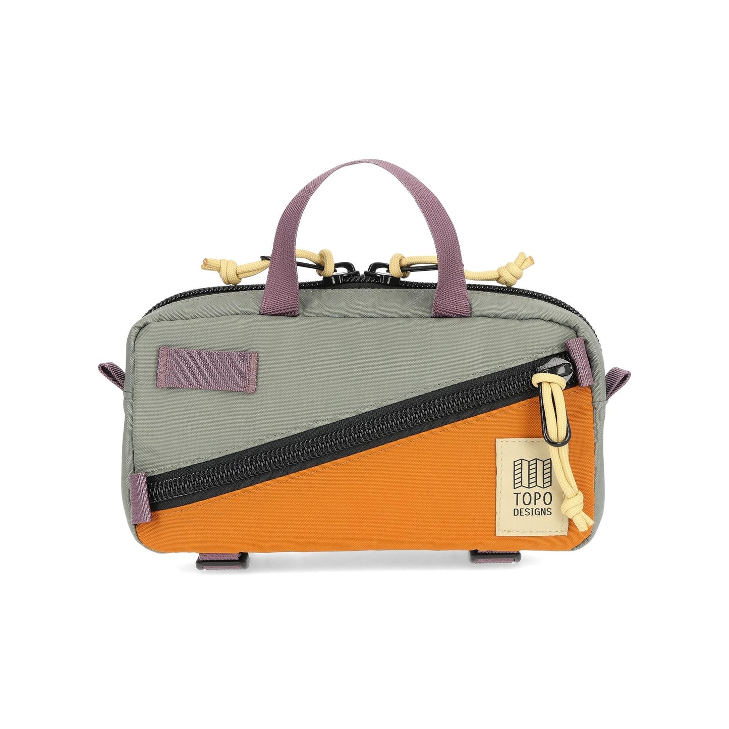 Front View of Topo Designs Mini Quick Pack in "Beetle / Spice"