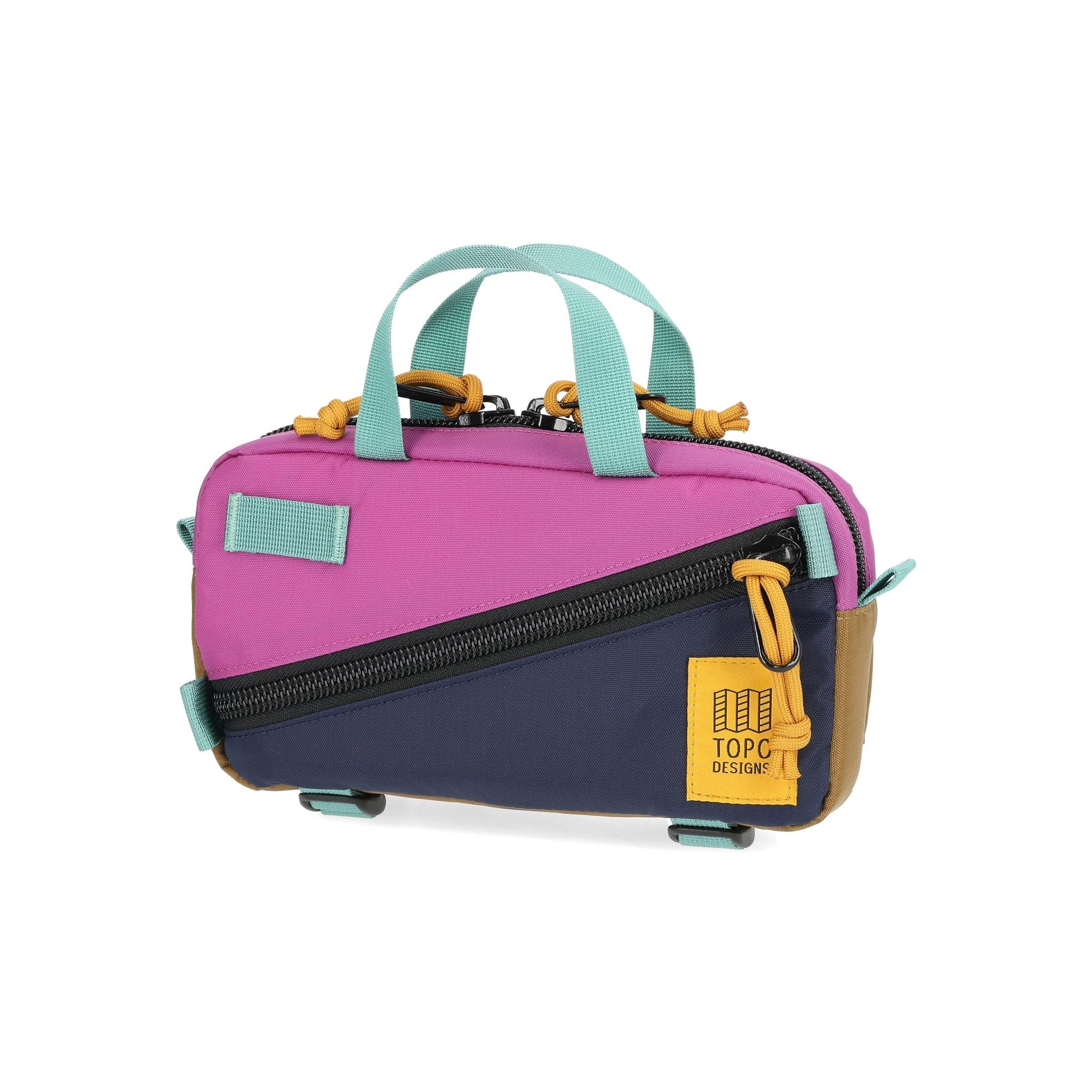 Front View of Topo Designs Mini Quick Pack in "Grape / Navy"