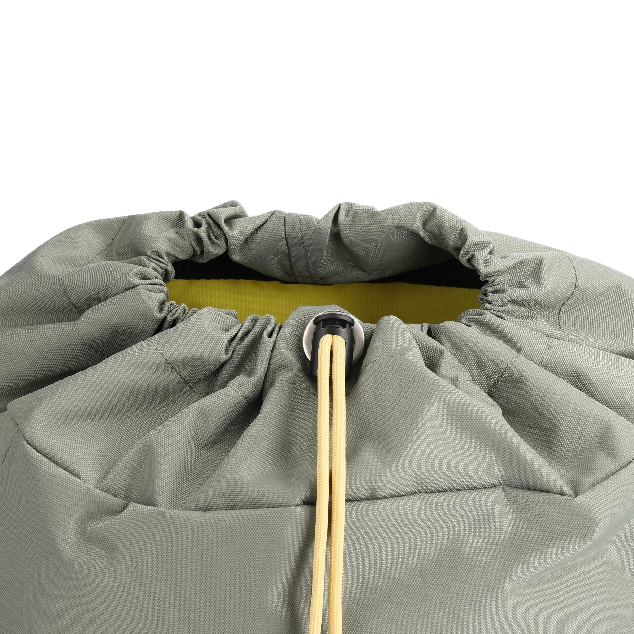 General detail shot of Topo Designs Rover Pack Classic in "Beetle / Spice"