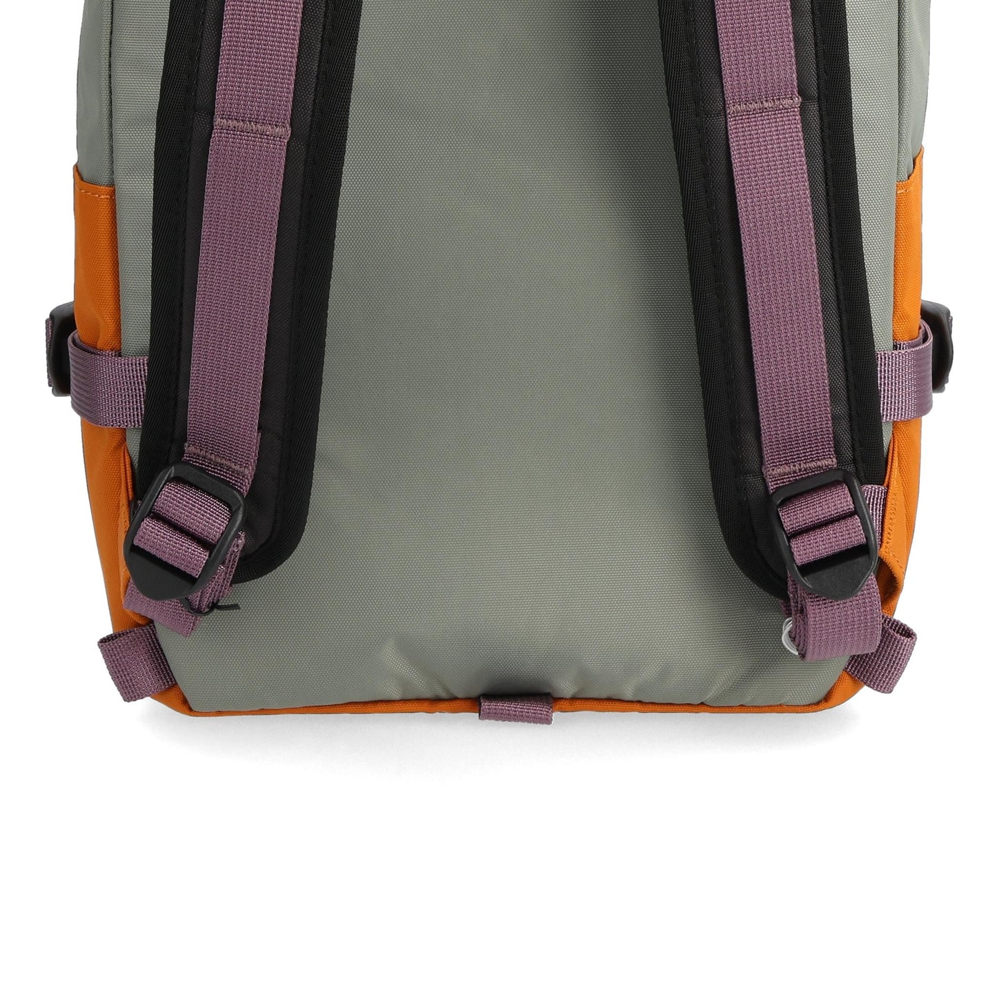 Detail shot of Topo Designs Rover Pack Mini in "Beetle / Spice"