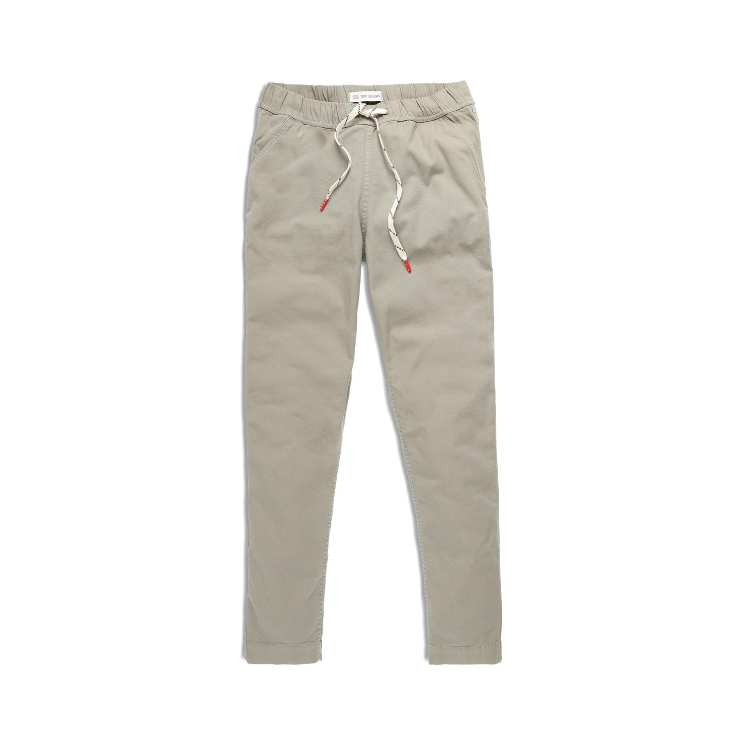 Front View of Topo Designs Dirt Pants Slim - Women's in "Dried Sage"