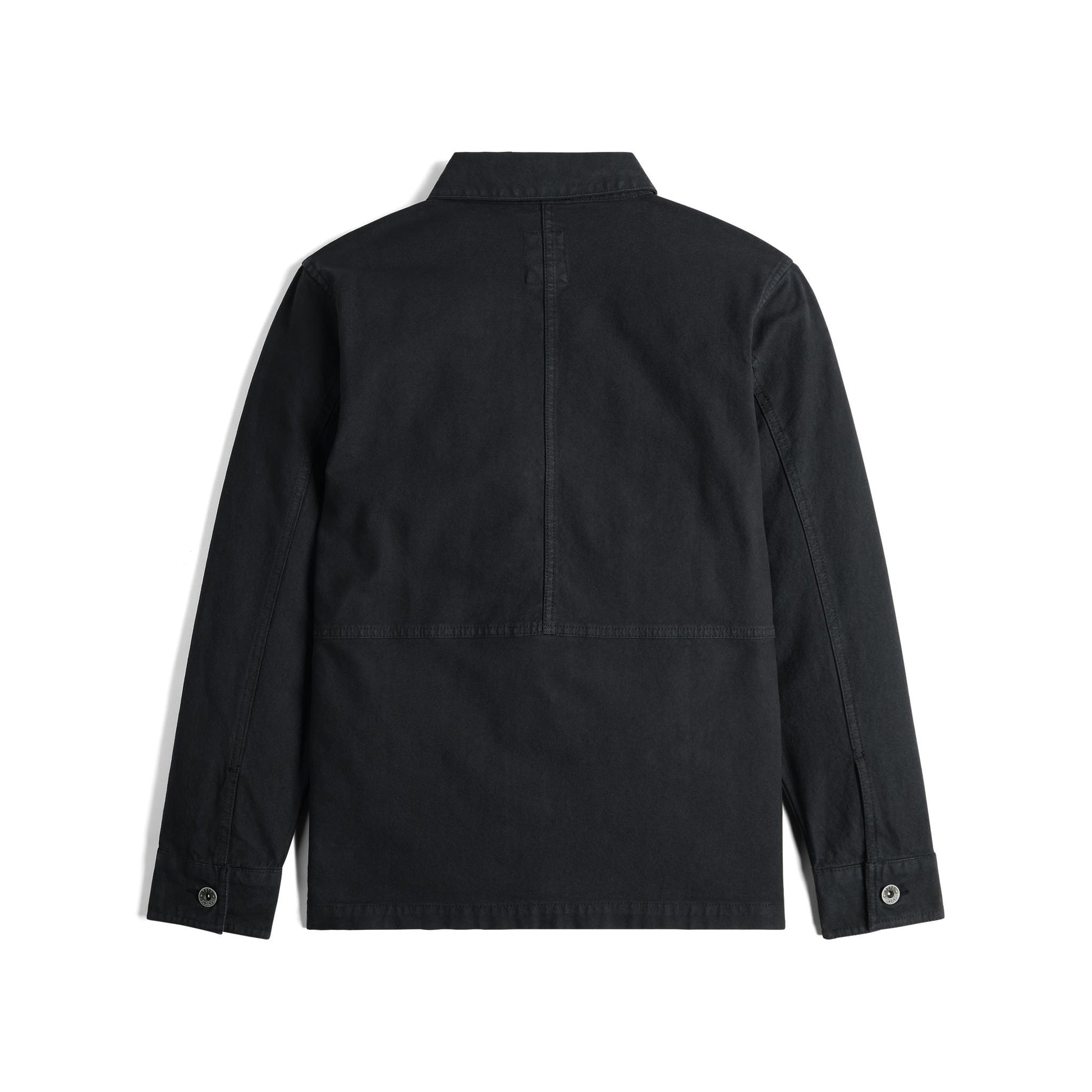 Back View of Topo Designs Dirt Utility Jacket - Women's  in "Black"