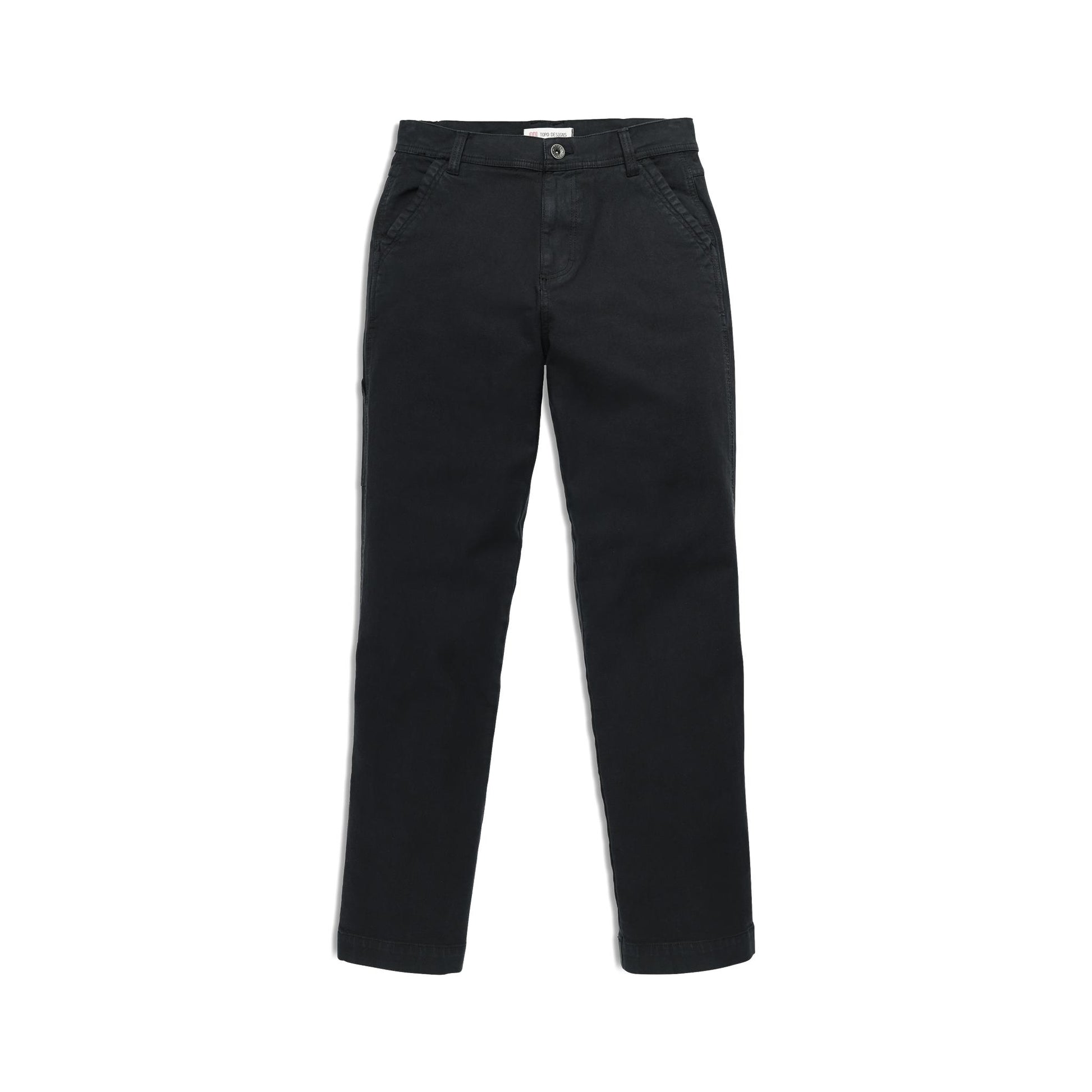 Front View of Topo Designs Dirt Utility Pants - Women's  in "Black"