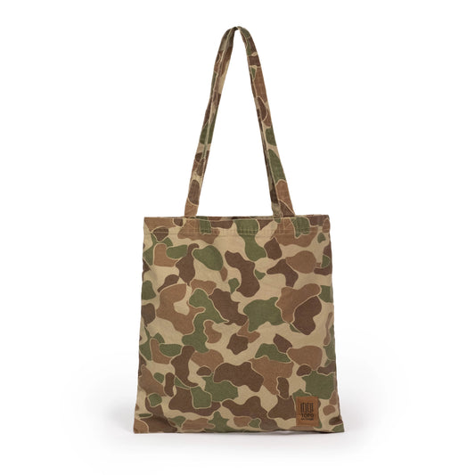 Utility Canvas Tote in a limited edition "Duck Camo" color