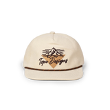 Topo Designs Corduroy Trucker Hat - Pine Ridge in "Bone White"