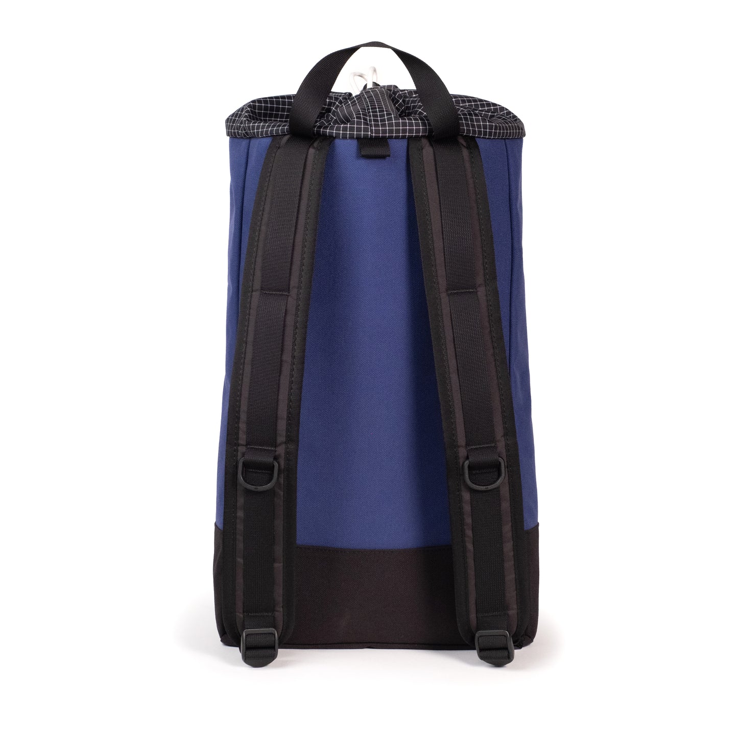 Back View of Topo Designs Cosmos Backpack in "Aura / Black"