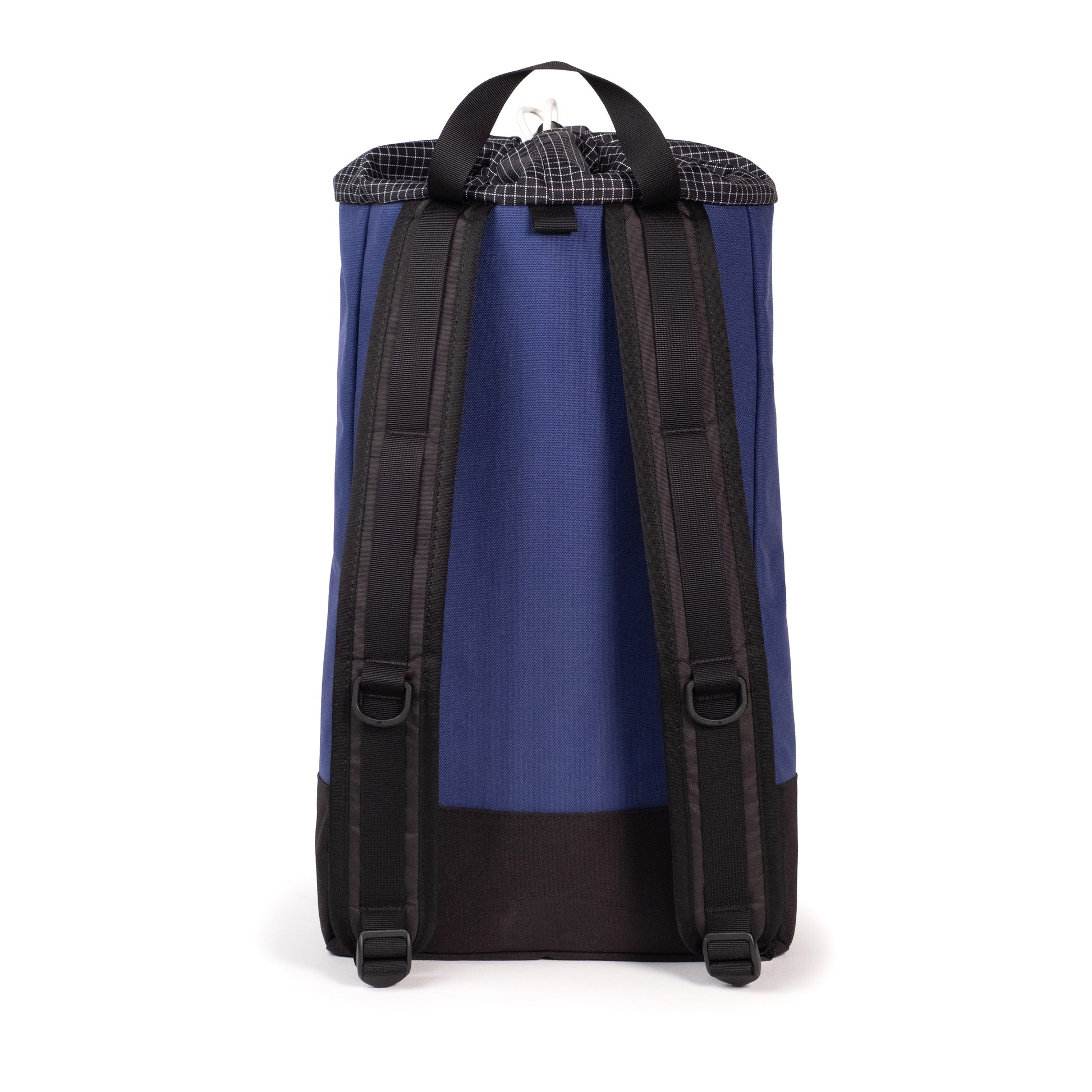 Back View of Topo Designs Cosmos Backpack in "Aura / Black"