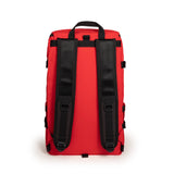 Back view of Topo Designs Klettersack Classic vintage-inspired rucksack backpack in "Salsa".