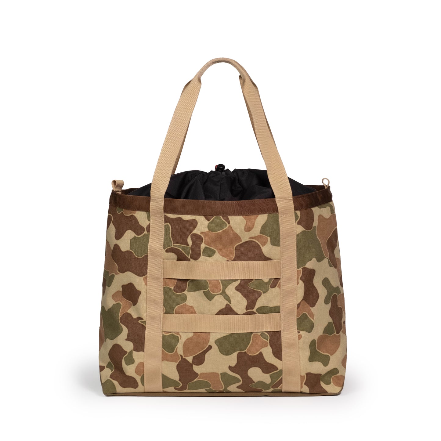 Back View of Topo Designs Mountain Utility Tote in "Duck Camo"