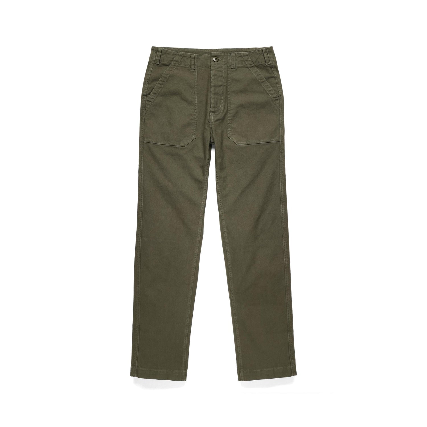 Front View of Topo Designs Field Pant - Men's in "Beetle"