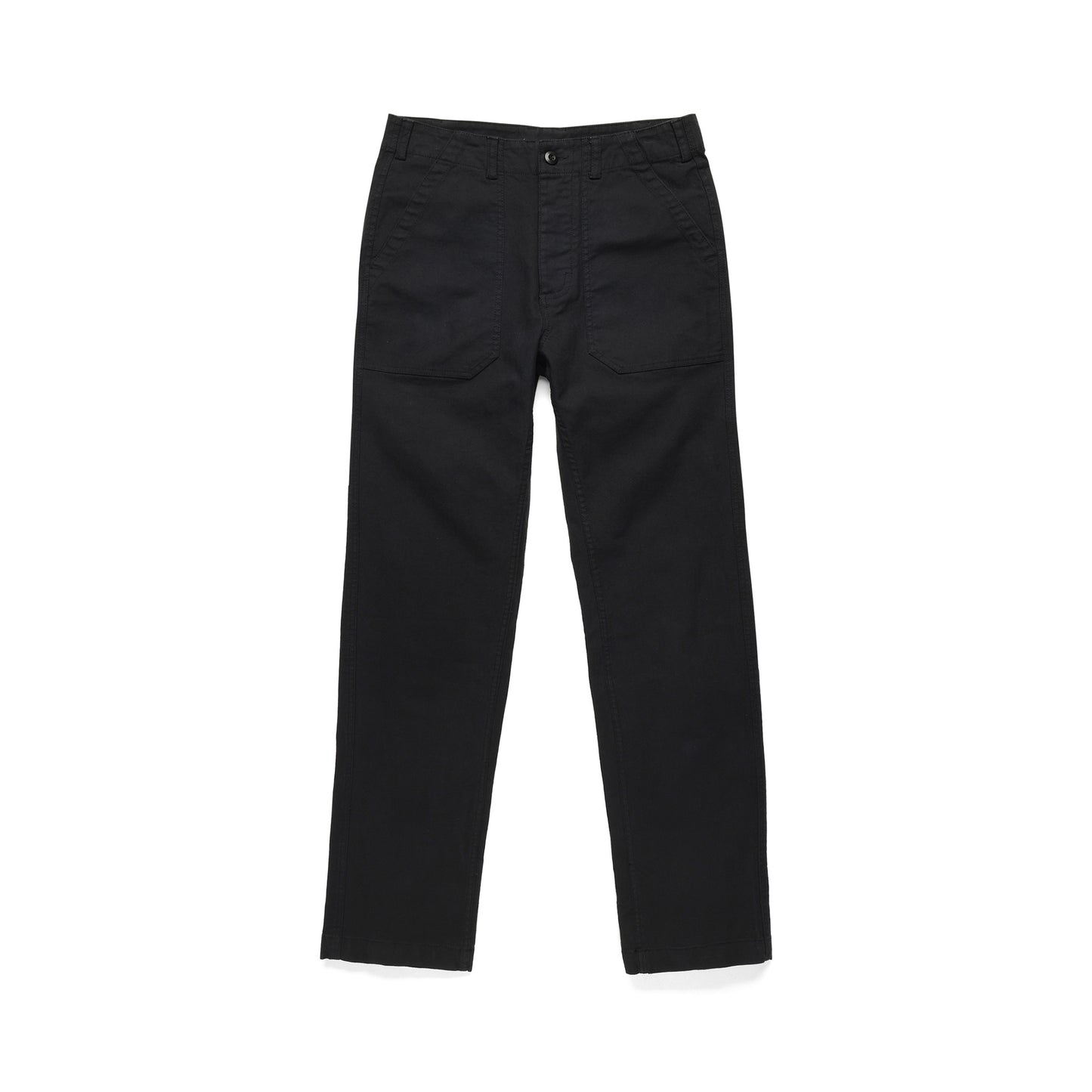 Front View of Topo Designs Field Pant - Men's in "Black"