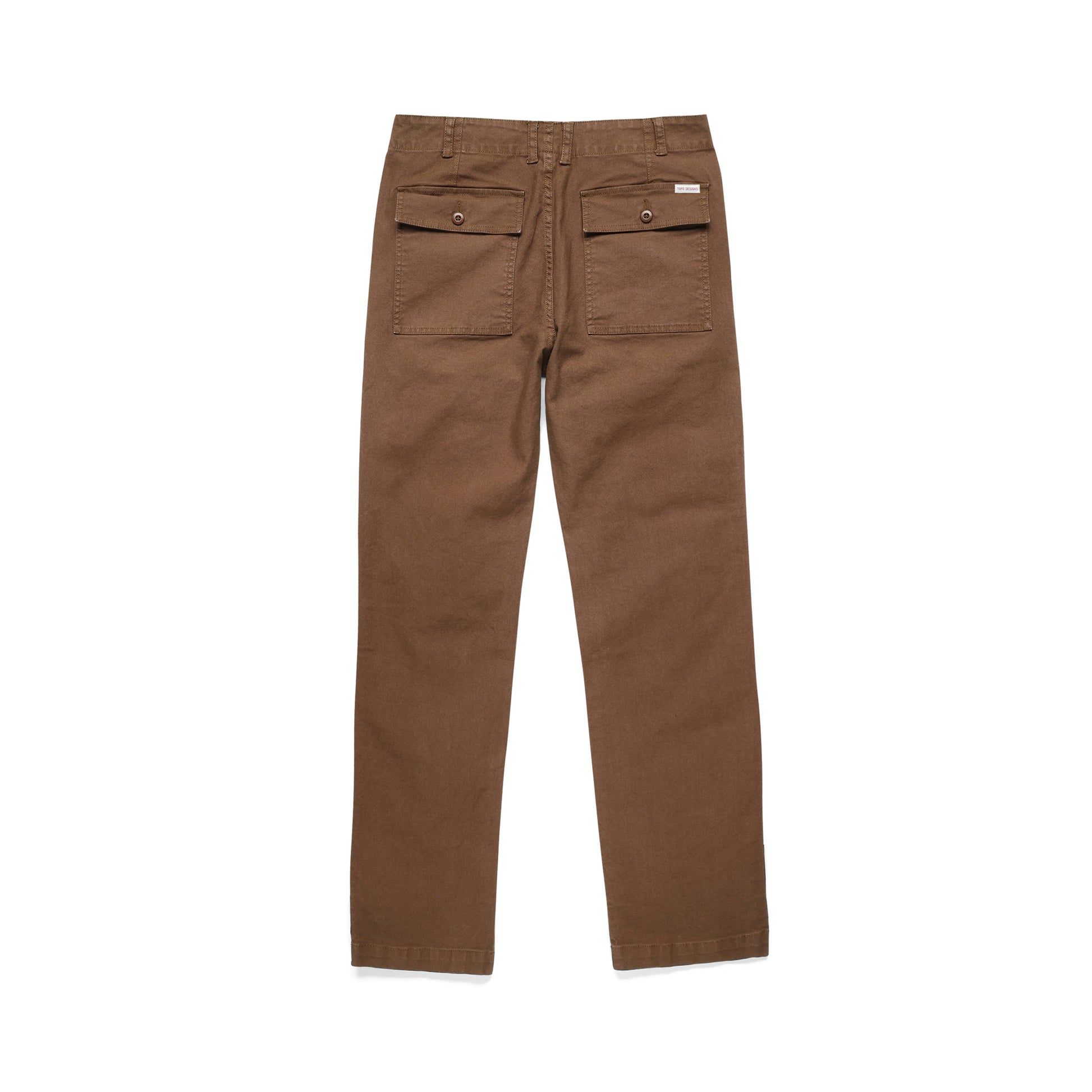 Back View of Topo Designs Field Pant - Men's in "Desert Palm"