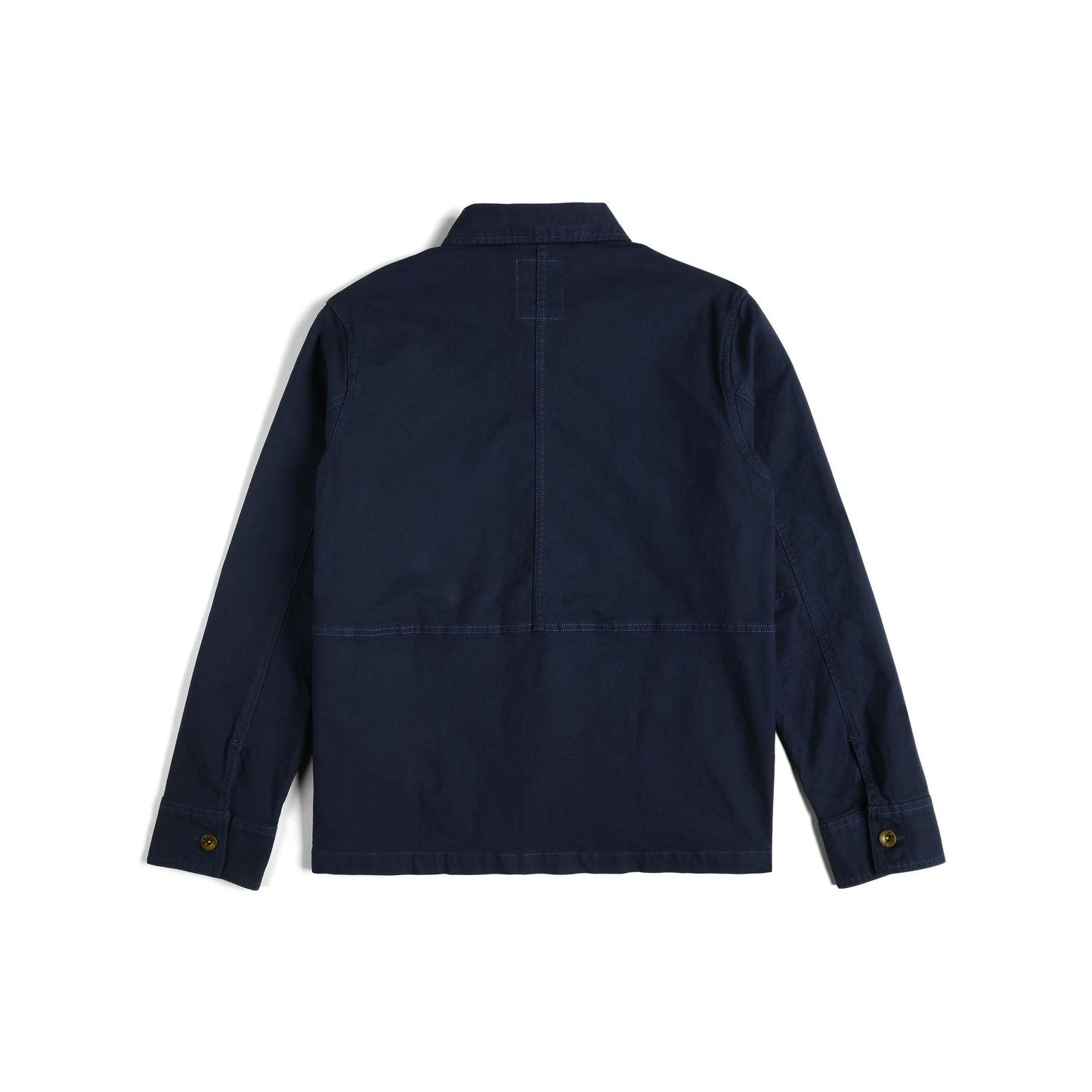 Back View of Topo Designs Utility Jacket - Men's in "Midnight"