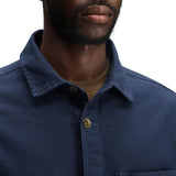 General Detail shot of Topo Designs Utility Jacket - Men's in "Midnight"