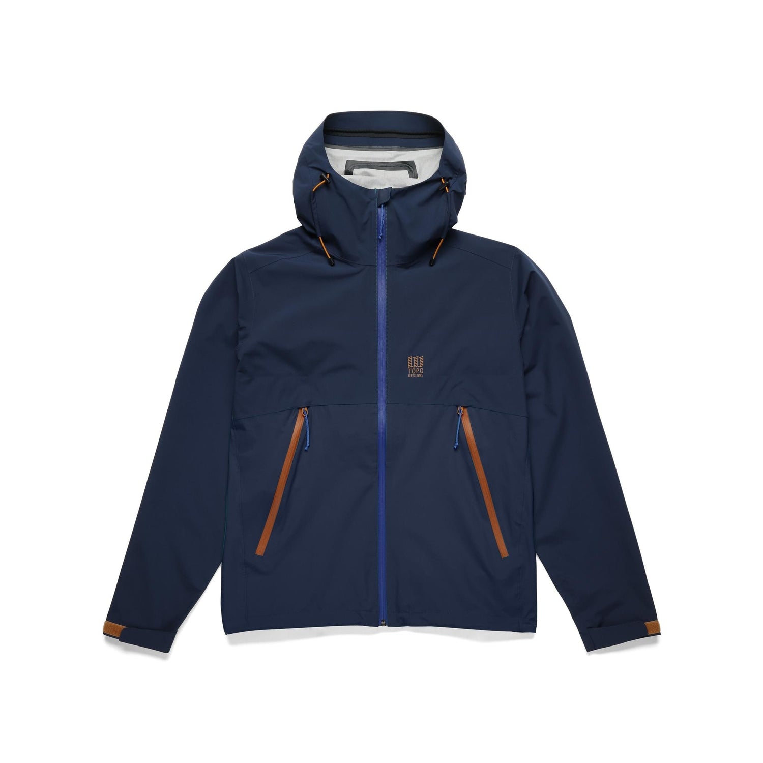 Front View of Topo Designs Global Jacket - Men's in "Midnight"