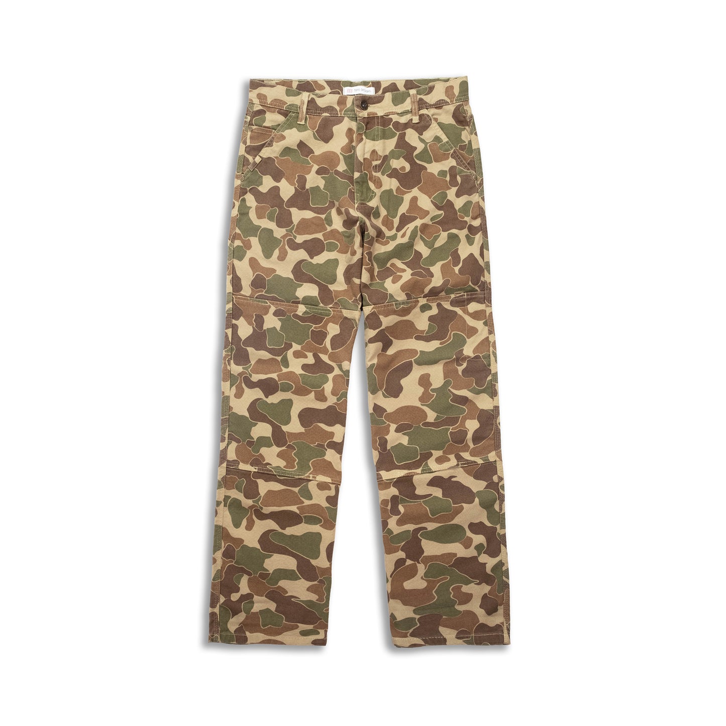 Front view of Topo Designs Utility Pants - Men's in "Duck Camo"