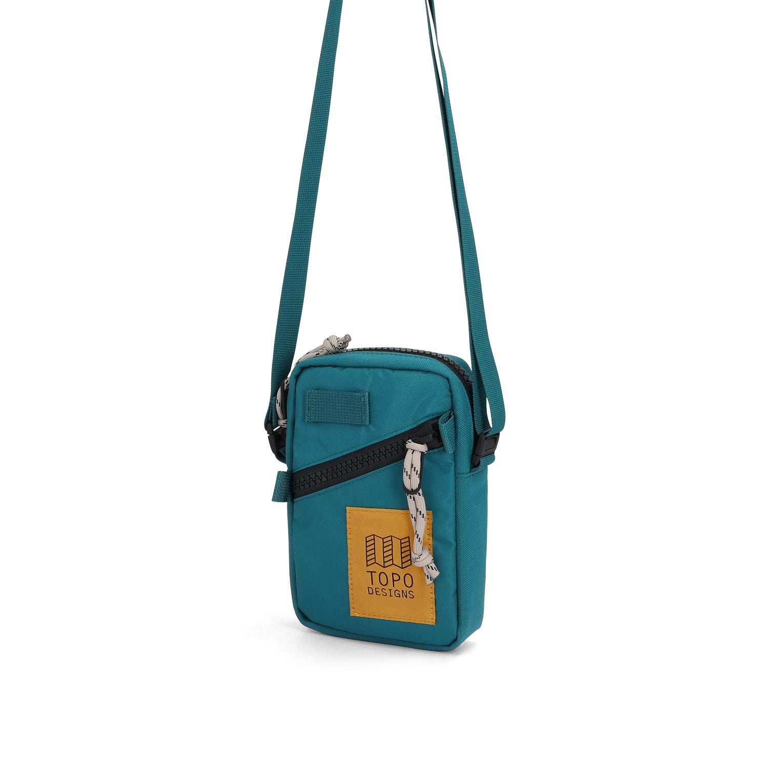 Front View of Topo Designs Mini Shoulder Bag in "Spruce"