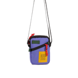 Front View of Topo Designs Mini Shoulder Bag in "Very Peri / Forest"