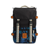 Front View of Topo Designs Rover Pack Classic in "Black / Tectonic"