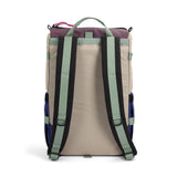 Back View of Topo Designs Rover Pack Classic in "Cobblestone / Aura"