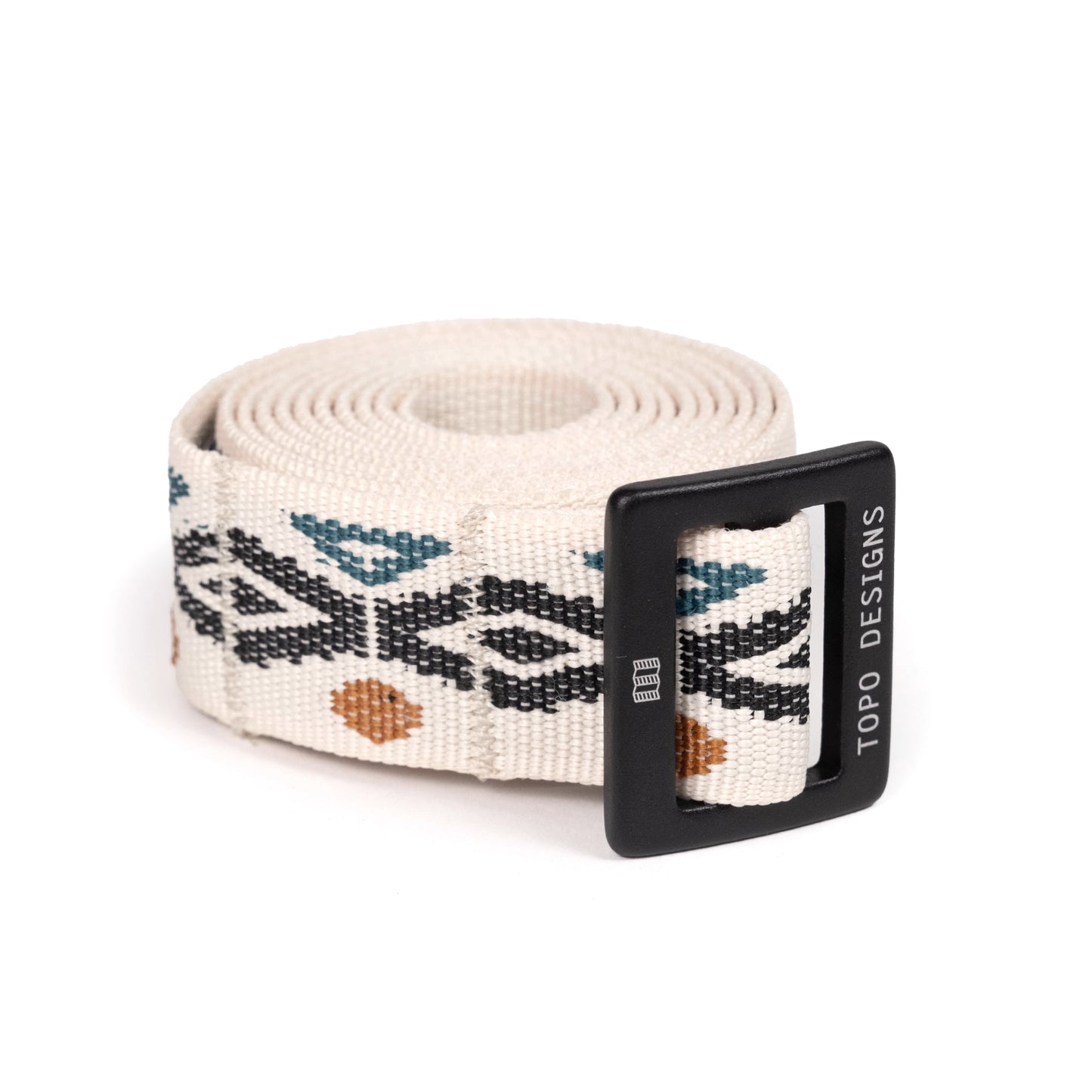 Topo Designs Slim Web Belt in "Bone White"