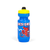 Topo Designs x Specialized Purist 22oz cycling Water Bottle in "Cycle" blue.