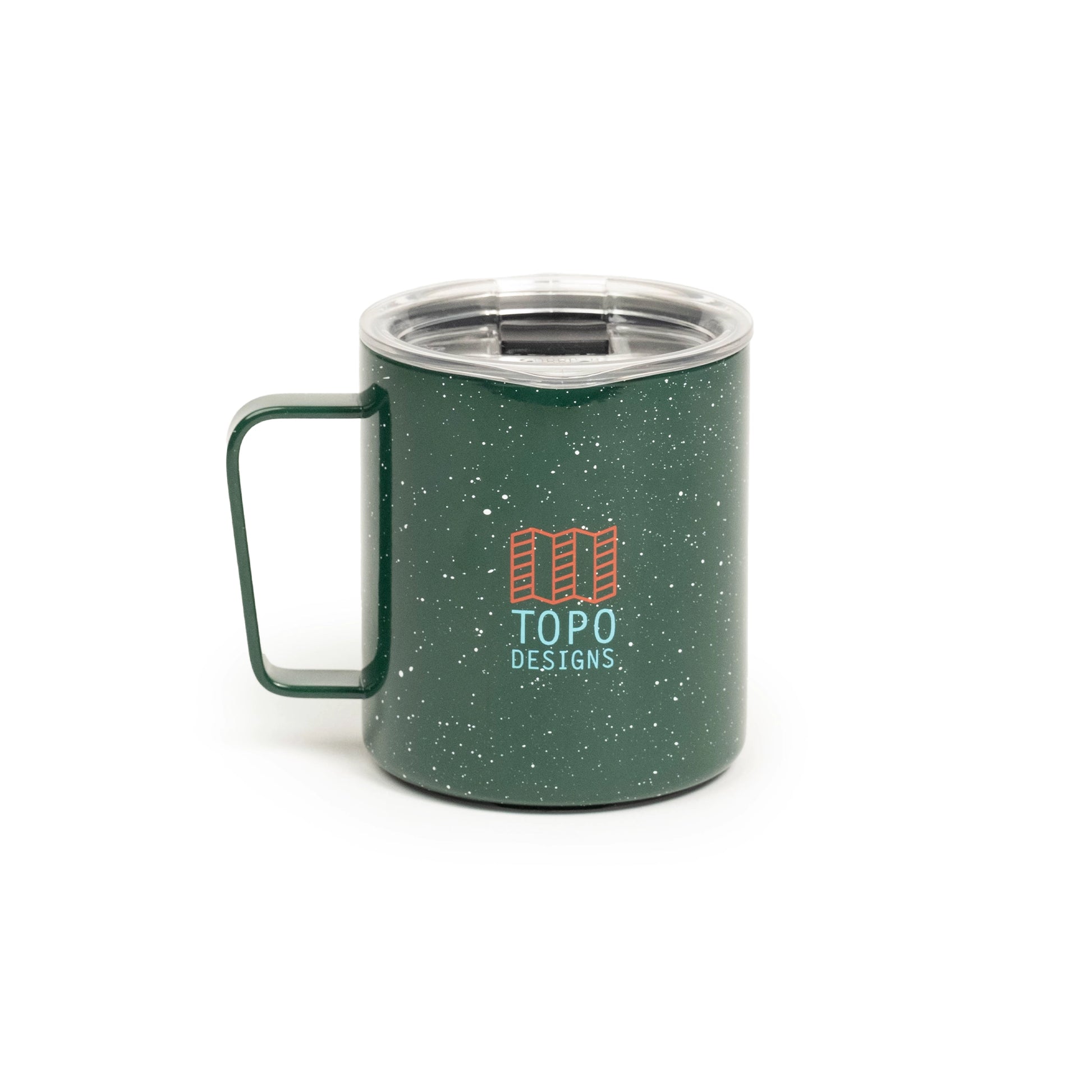 Topo Designs x MiiR Camp Cup in "Green Speckle"