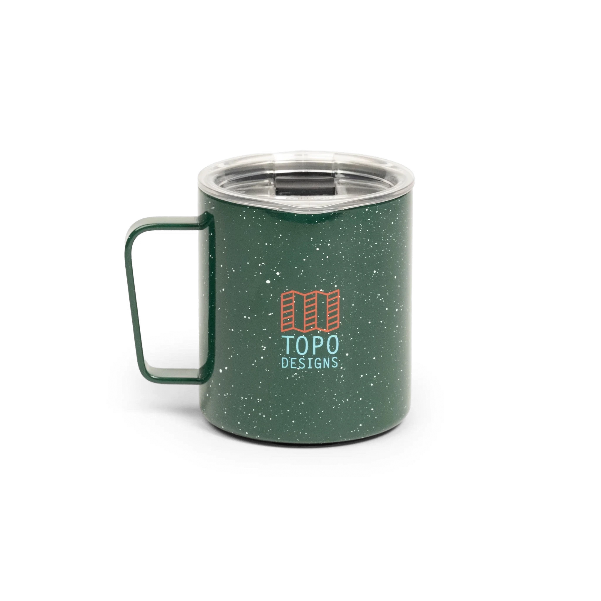 Topo Designs x MiiR Camp Cup in "Green Speckle"