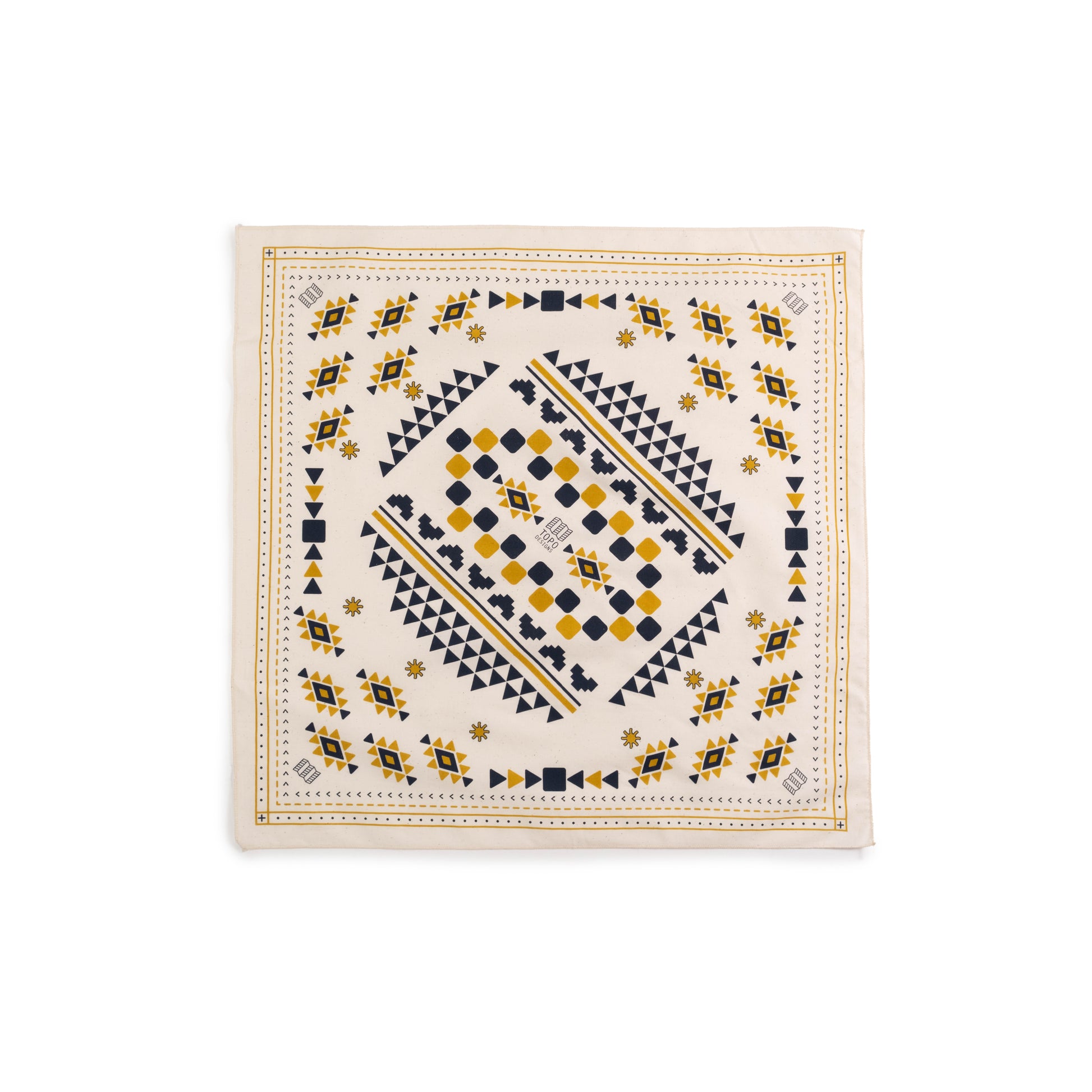 Topo Designs x Pine Printshop Bandana in "Natural"