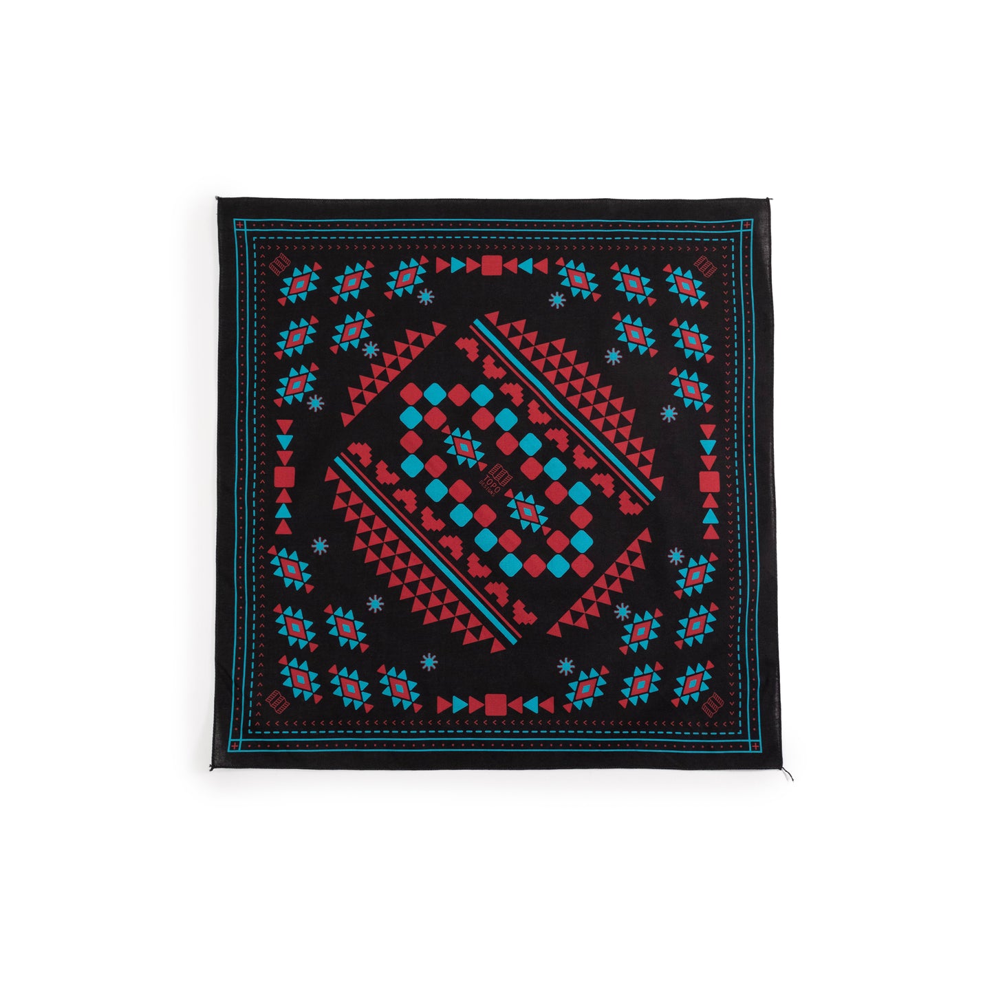 Topo Designs x Pine Printshop Bandana in "Black"