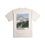 General shot of the back side of Topo Designs x Pine Printshop Halftone Tee