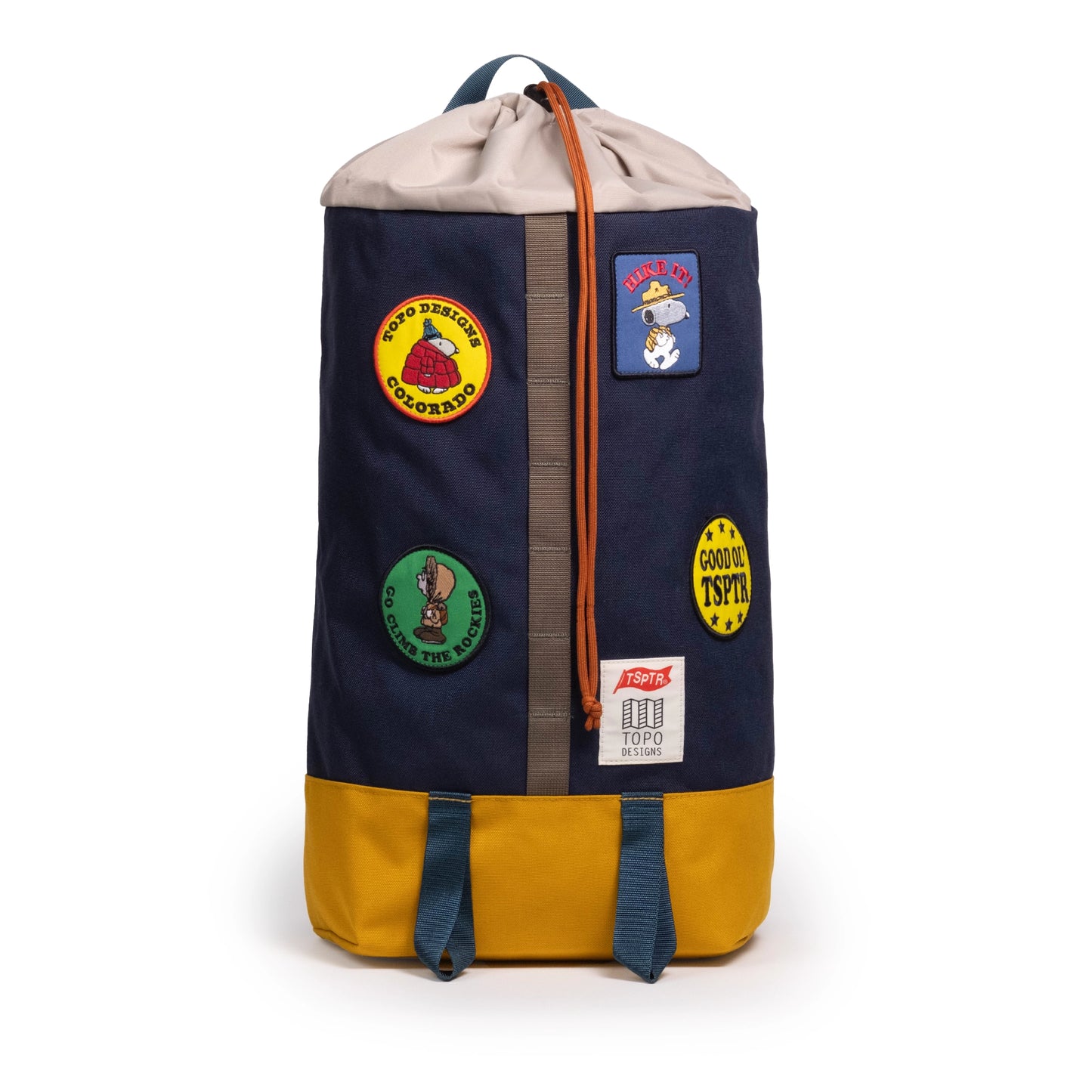 Topo Designs x TSPTR Cosmos Backpack in "Navy / Mustard"