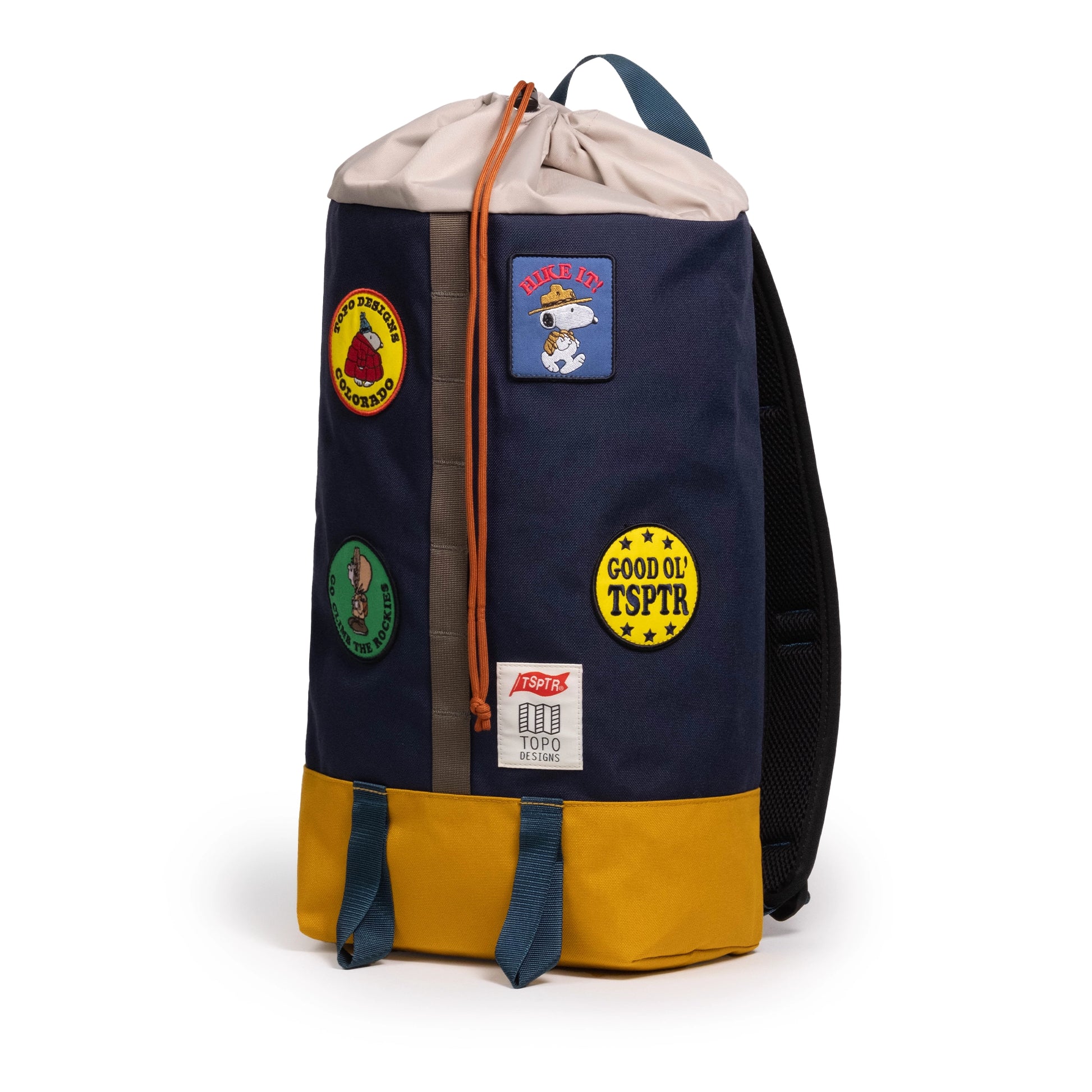 Topo Designs x TSPTR Cosmos Backpack in "Navy / Mustard"