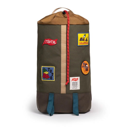 Topo Designs x TSPTR Cosmos Backpack in "Olive / Woodland"