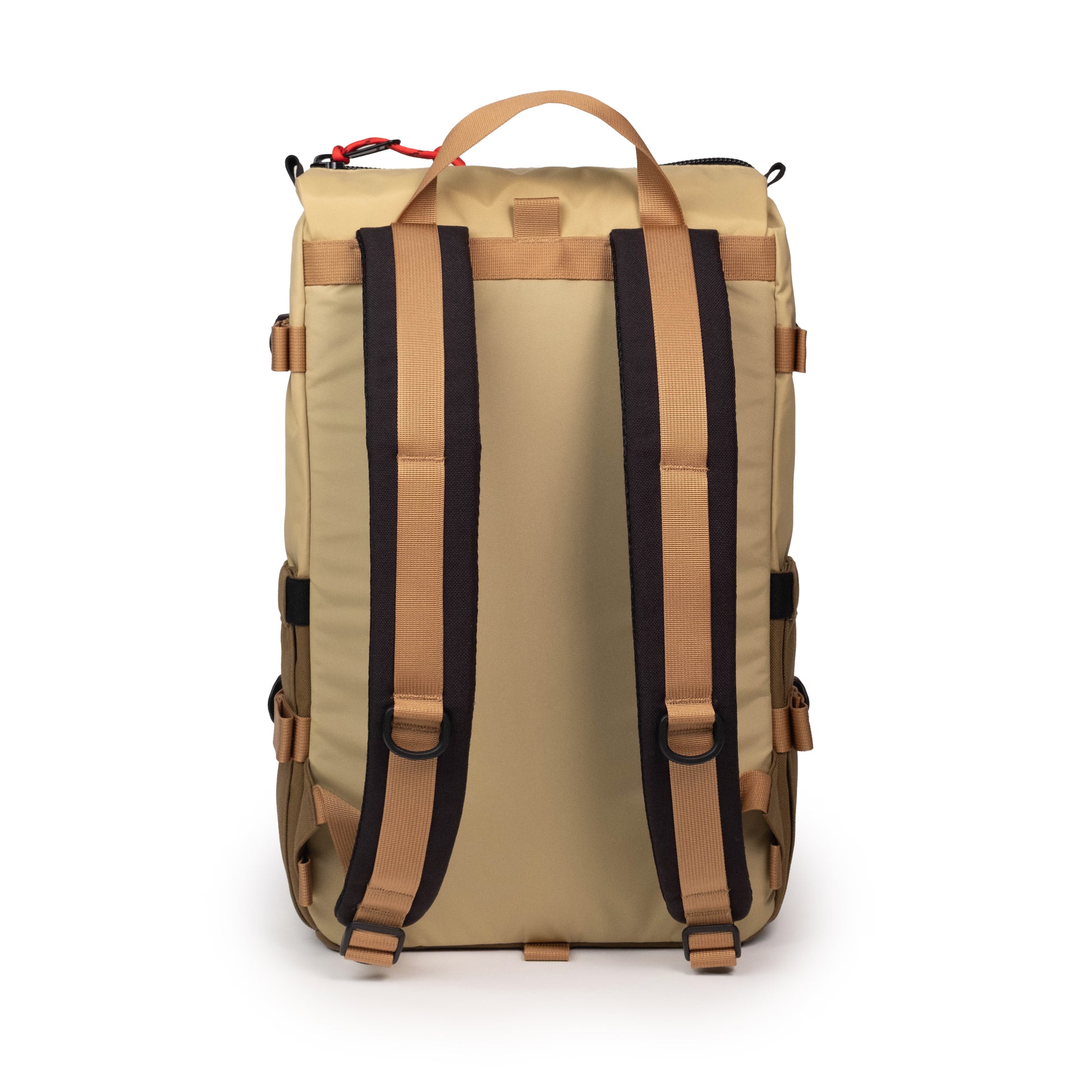 Back View of Topo Designs x TSPTR Rover Pack Classic in "Hemp / Desert Palm"
