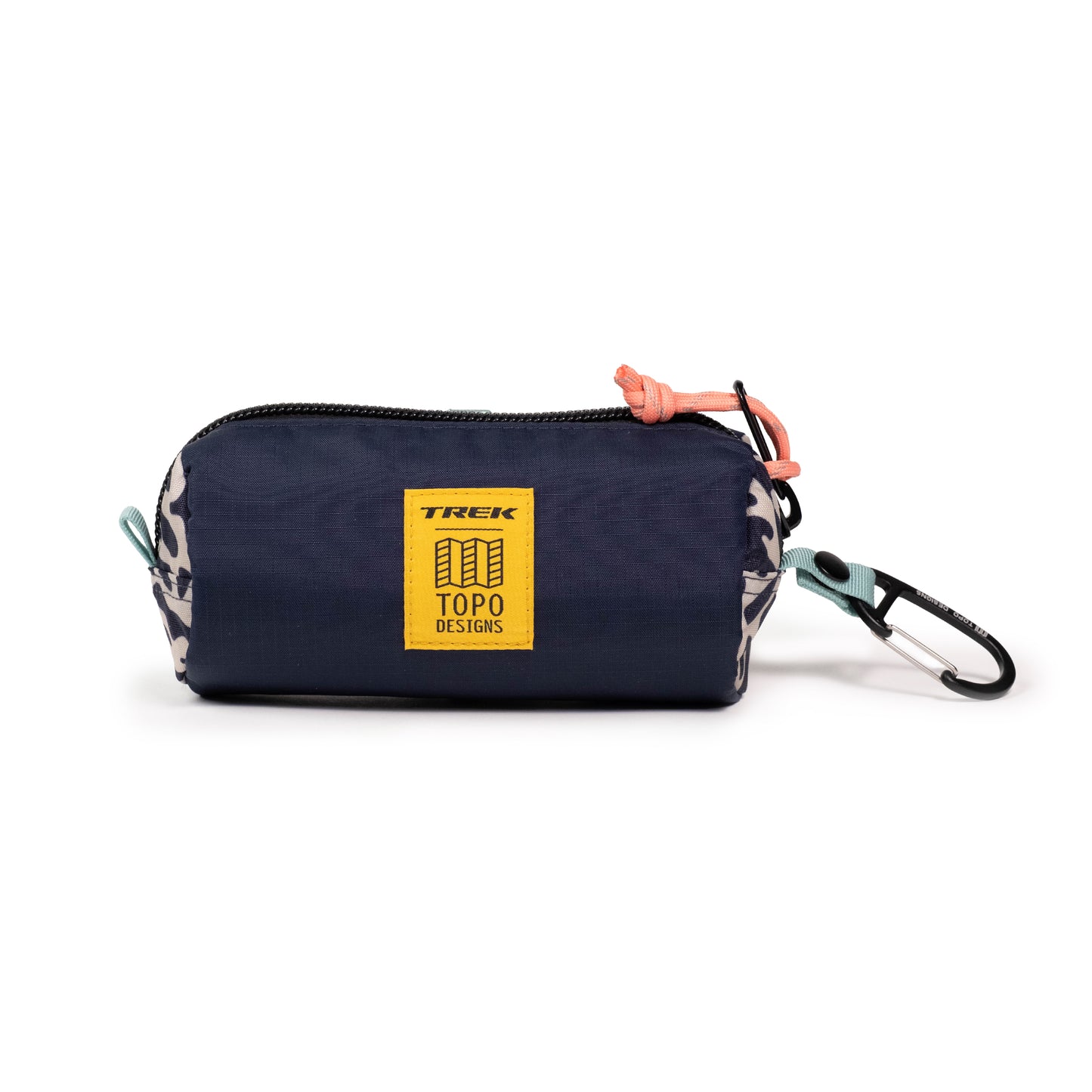 Front Image of Topo Designs x Trek Burrito Bag in "Party / Grid"