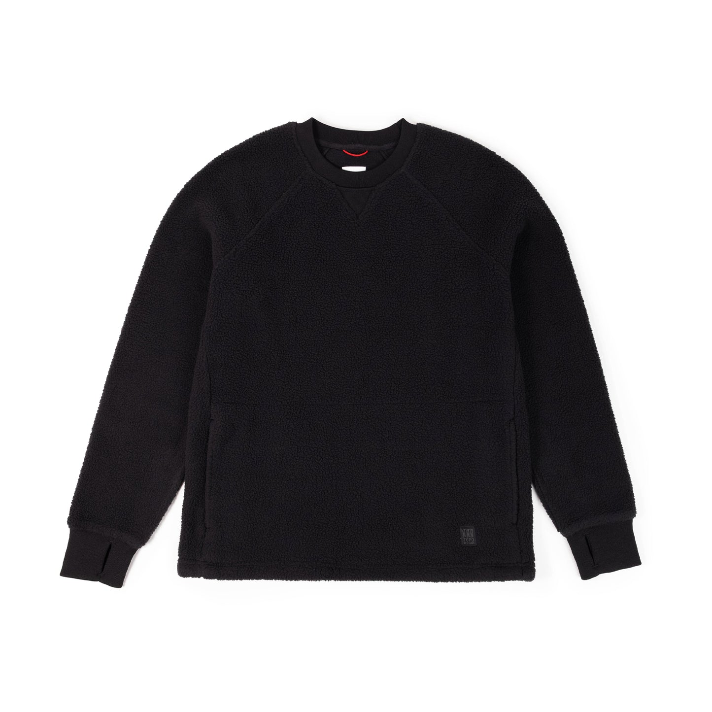 Mountain Fleece Crewneck in "Black"