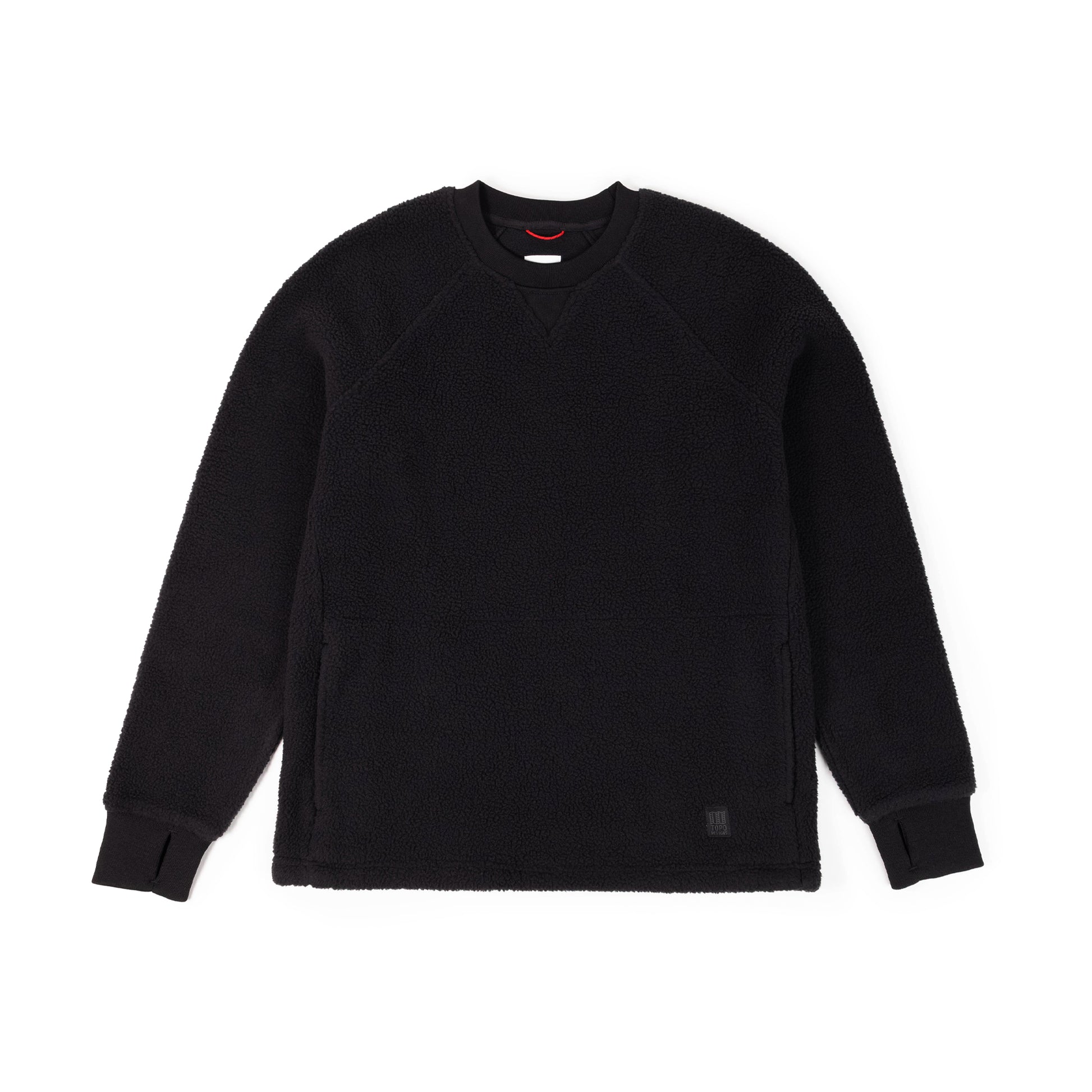 Mountain Fleece Crewneck in "Black"