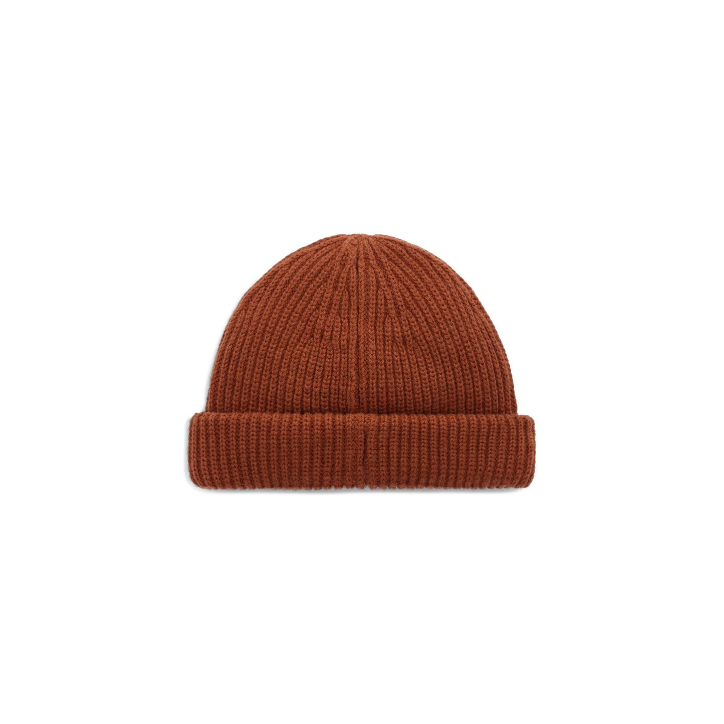 Back View of Topo Designs Global Beanie in "Cinnamon"